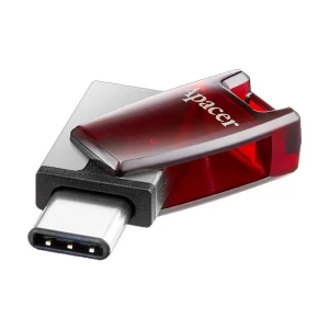 Apacer AH180 32GB USB 3.2 Type-C OTG Red RP Pen Drive