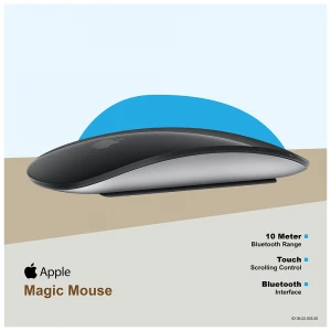 Apple Magic Mouse Black Multi-Touch Surface #MMMQ3ZA/A MMMQ3AM/A