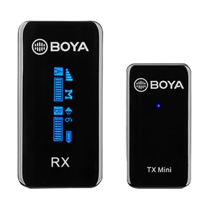 Boya BY-XM6-S1 Mini Ultra Compact 2.4GHz Dual-Channel Wireless Microphone System