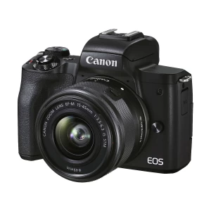 Canon EOS M50 Mark II Black Mirrorless Camera Body with 15-45mm STM Lens