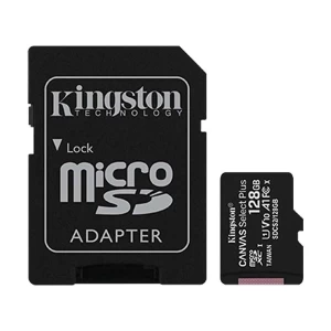 Kingston Canvas Select Plus 128GB MicroSD UHS-I U1 Class 10 A1 V10 Memory Card with Adapter #SDCS2/128GB