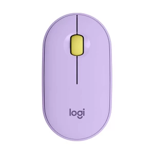 Logitech M350 Dual Mode Pebble Lavender Lemonade Wireless Mouse