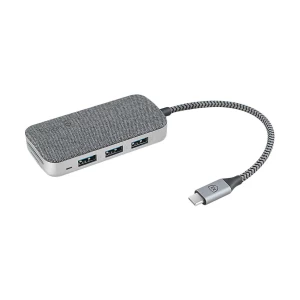 Micropack Type-C Male to Tri USB, Type-C, SD, Micro SD, HDMI & LAN Female Grey Converter