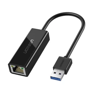 Ugreen CR111 (20256) USB Male to LAN Female Black Converter # 20256