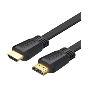 Ugreen 50820 HDMI 2.0 Male to Male, 3 Meter, Black Cable # 50820 (Flat, 4K)