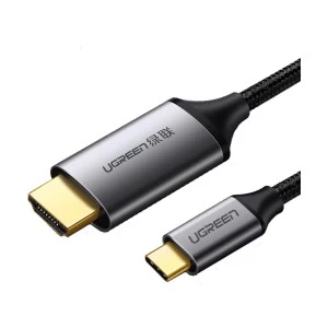 Ugreen 50570 USB Type-C to HDMI Male, 1.5 Meter, Black Cable # 50570