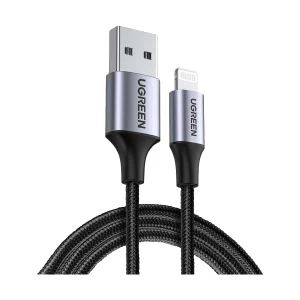 Ugreen 60157 USB Male to Lightning 1.5 Meter Black Data Cable # 60157