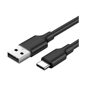 Ugreen US287 (60118) USB Male to Type-C, 2 Meter, Black Charging & Data Cable # 60118