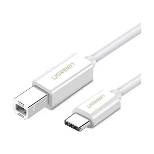 Ugreen 40417 USB Type-C to Type-B, 1.5 Meter, White Printer Cable