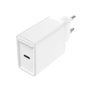 Vention 1 Port USB-C 20W White Wall Charger #FADW0-EU