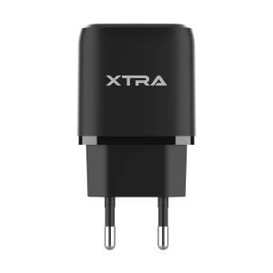 Xtra Power DA20 20W USB & USB-C Black Wall Charger