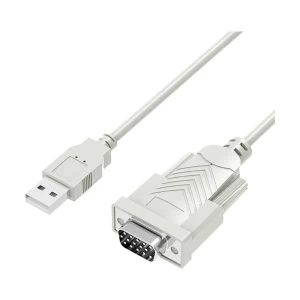 Yuanxin USB Male to Serial (RS-232) Male 1.8 Meter Grey Cable # YXB-17