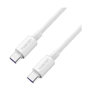 Yuanxin USB Type-C Male to Male, 1 Meter, White Data & Charging Cable #X-KC803