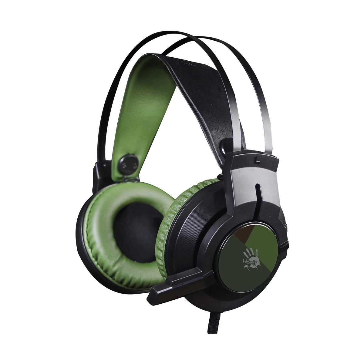 A4TECH J437 Bloody Glare USB Army Green Gaming Headphone