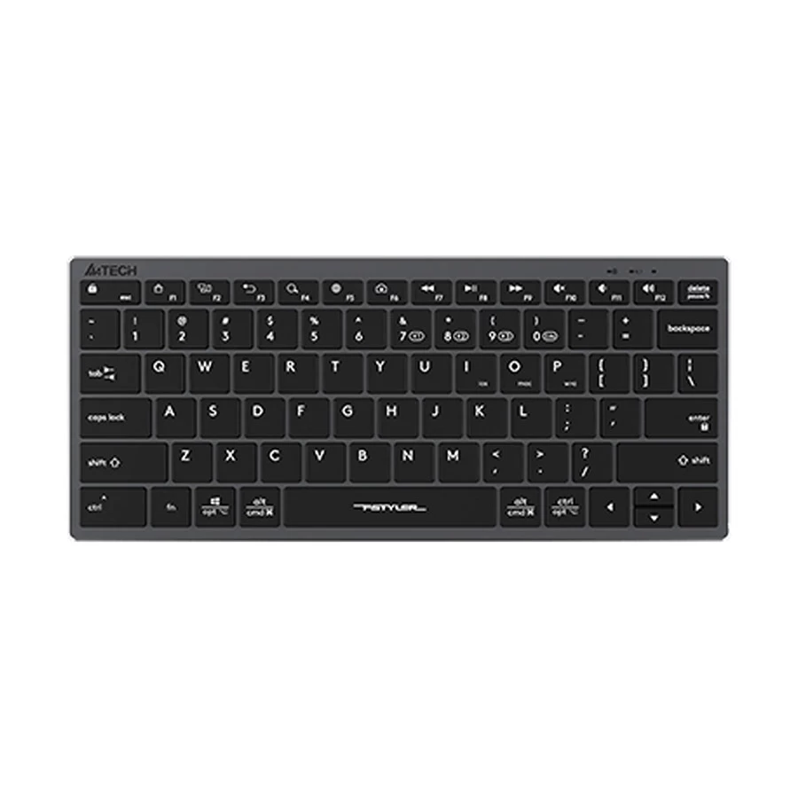 A4tech FBX51C Dual Mode Grey Bluetooth Keyboard with Bangla