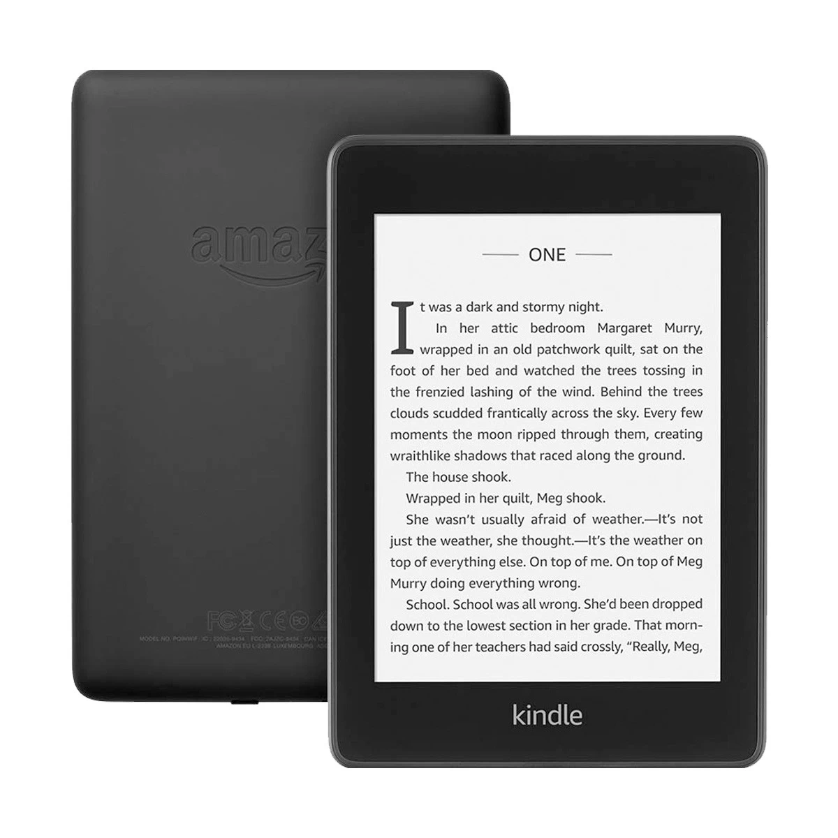 Amazon Kindle Paperwhite (10th Gen) 8GB Storage, 6 Inch Display, wifi, WaterProof White E-Reader (Black)