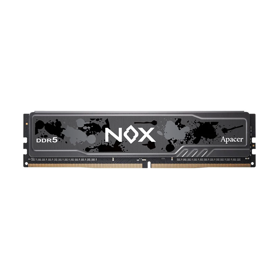 Apacer NOX 16GB DDR5 5200MHz Black Desktop Ram with Heatsink #AH5U32G52C502MBAA-2