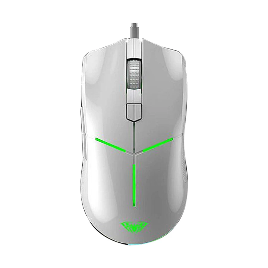 Aula F820 Wired White Gaming Mouse