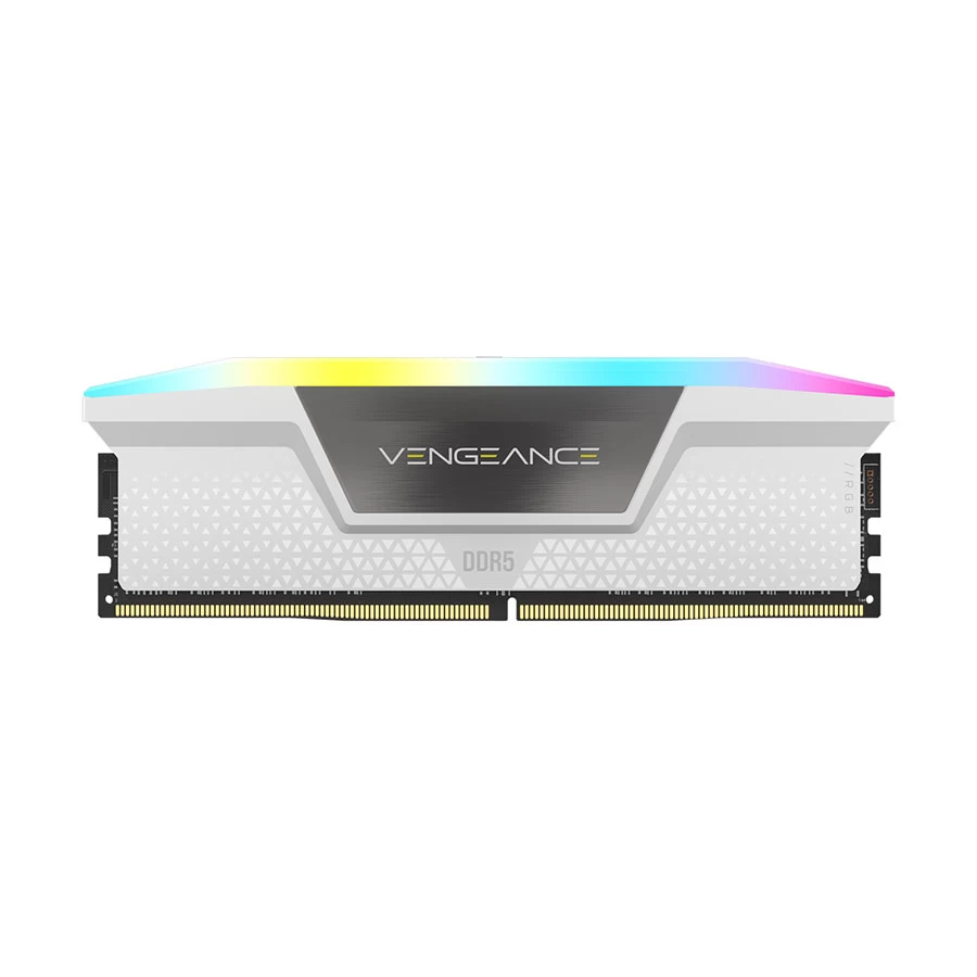 Corsair Vengeance RGB 16GB DDR5 6000MHz White Gaming Desktop RAM #CMH32GX5M2E6000C36W