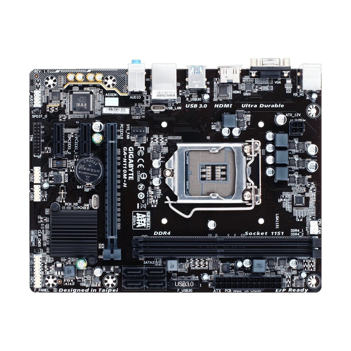 Gigabyte GA-H110M-H 6th/7th Gen Intel Motherboard
