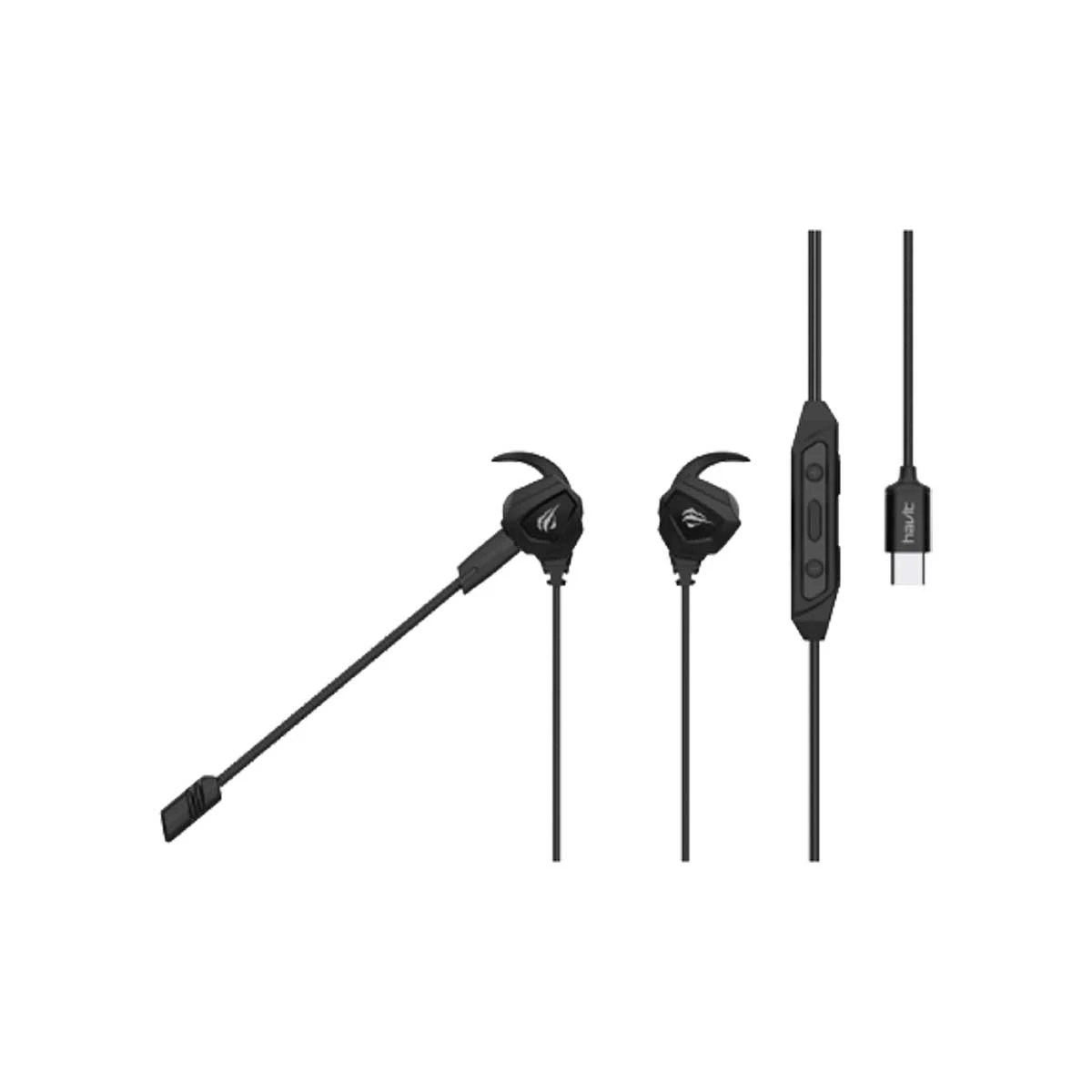 Havit GE06 In-Ear Wired Black Gaming Earphone for Type-C Device