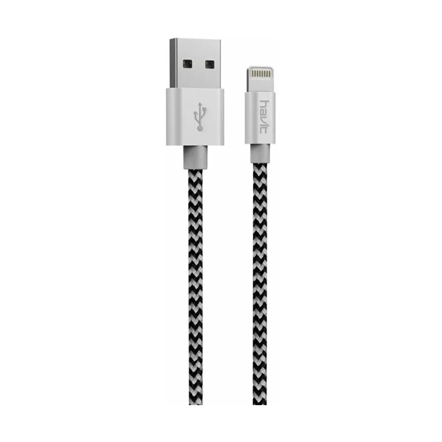 Havit USB Male to Lightning, 1 Meter, Gray Charging & Data Cable #CB728X