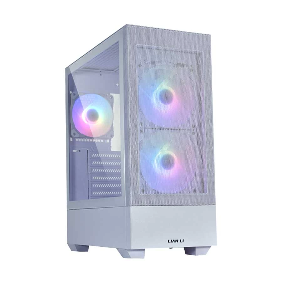 Lian Li Lancool 205 Mesh RGB Mid Tower ATX White Gaming Desktop Case