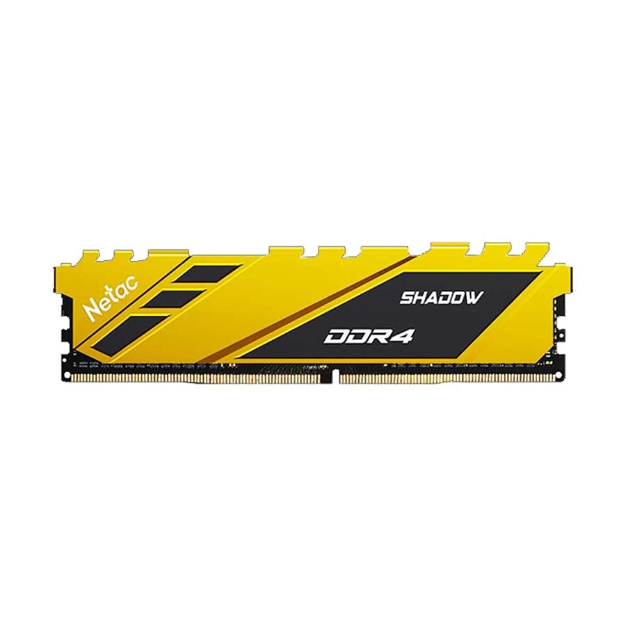 Netac Shadow 8GB DDR4 2666MHz Yellow Desktop RAM #NTSDD4P26SP-08Y