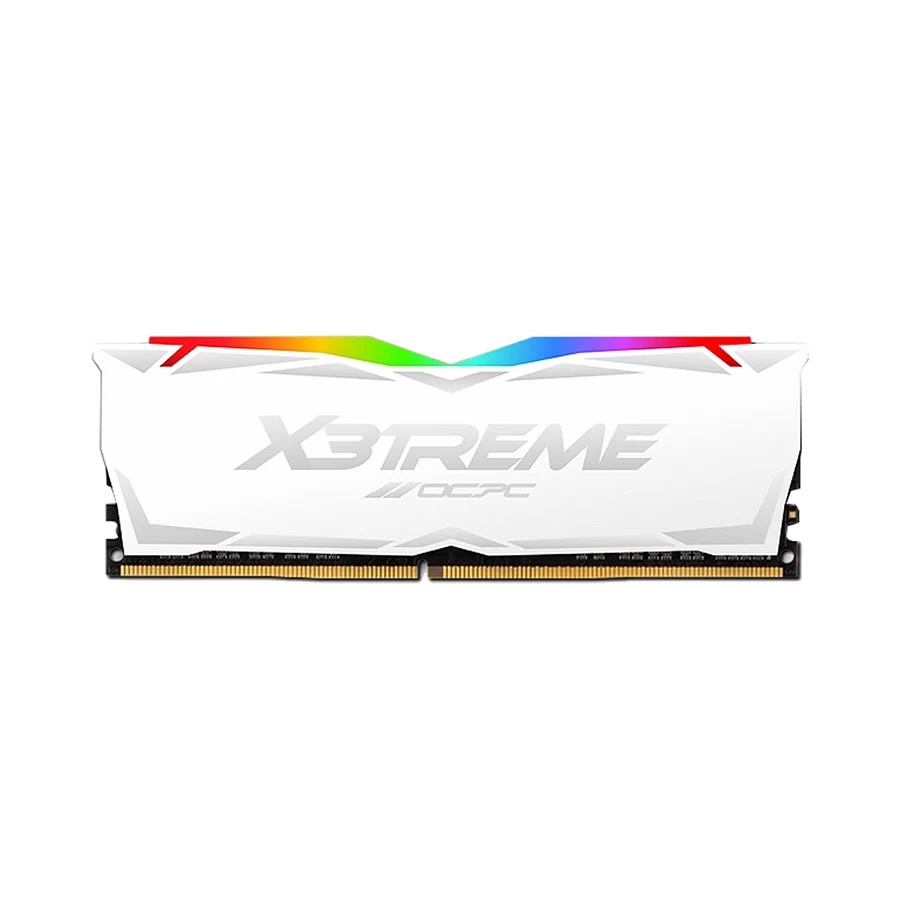 OCPC X3 RGB 16GB DDR4 3200MHz White Desktop RAM #MMX3A2K16GD432C16W / MMX3A16GD32C16W