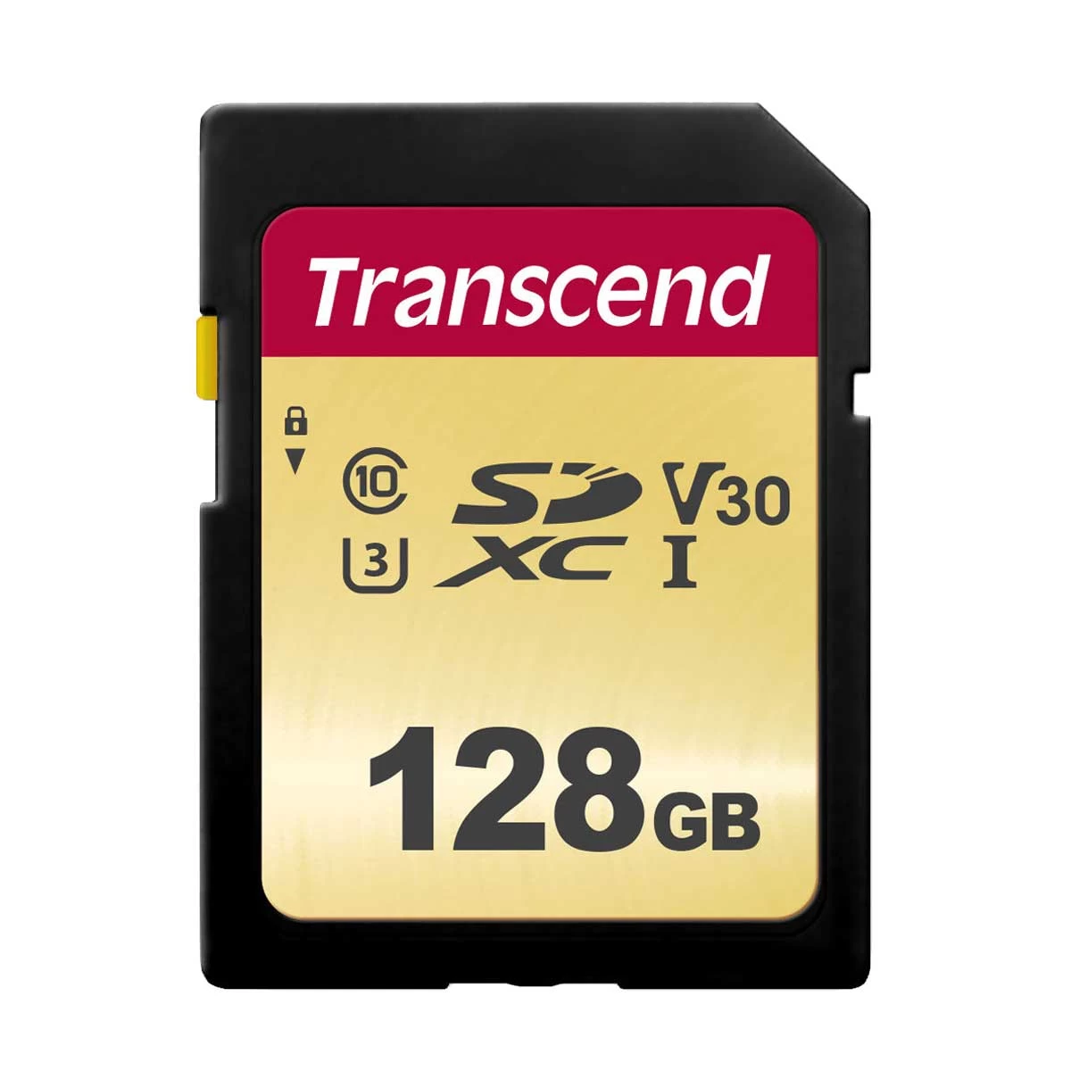 Transcend SDXC/SDHC 500S 128GB Class 10 UHS-I U3, V30 SD Card #TS128GSDC500S