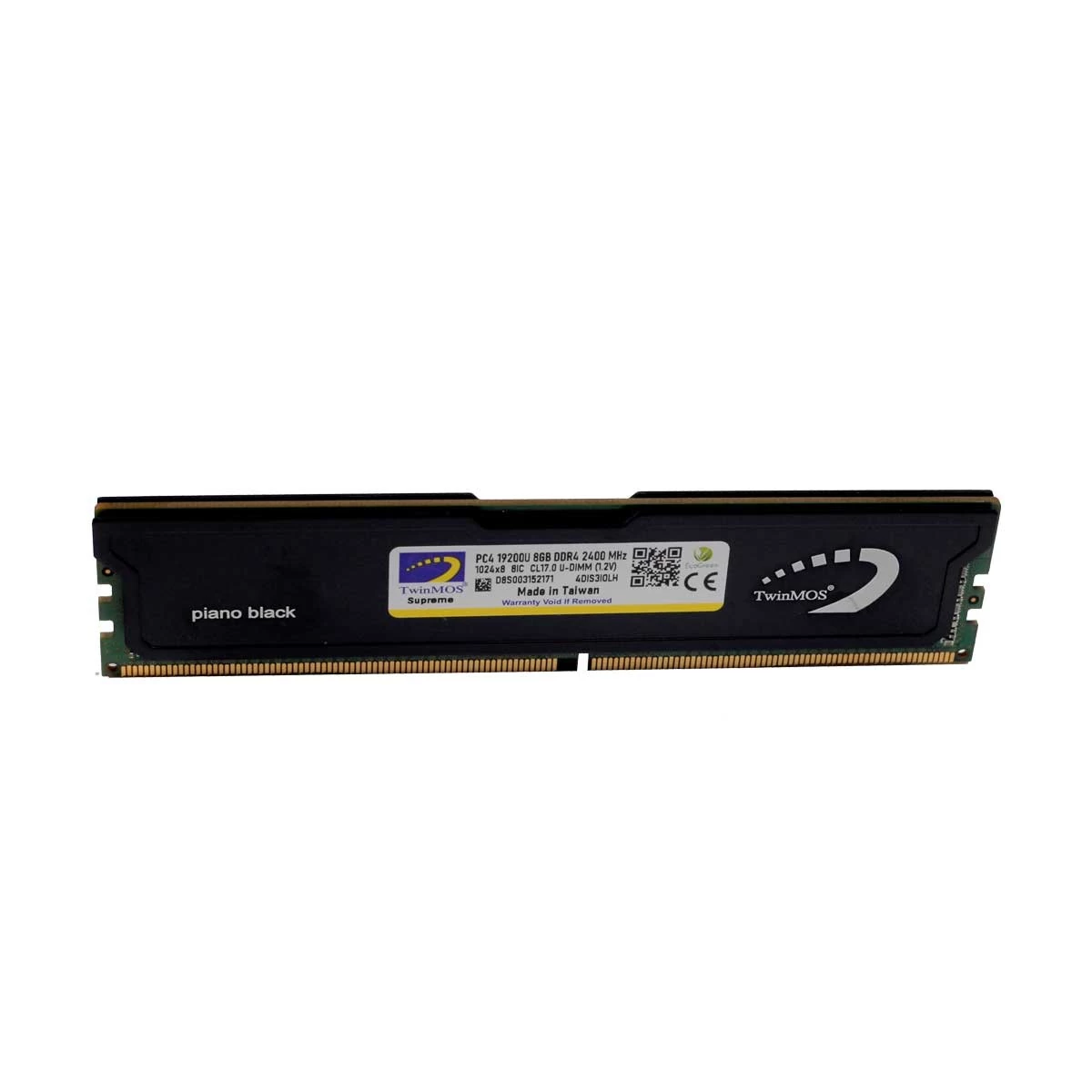 Twinmos 8GB DDR4 2400MHz Desktop RAM with Black Heatsink #MDD48GB2400D
