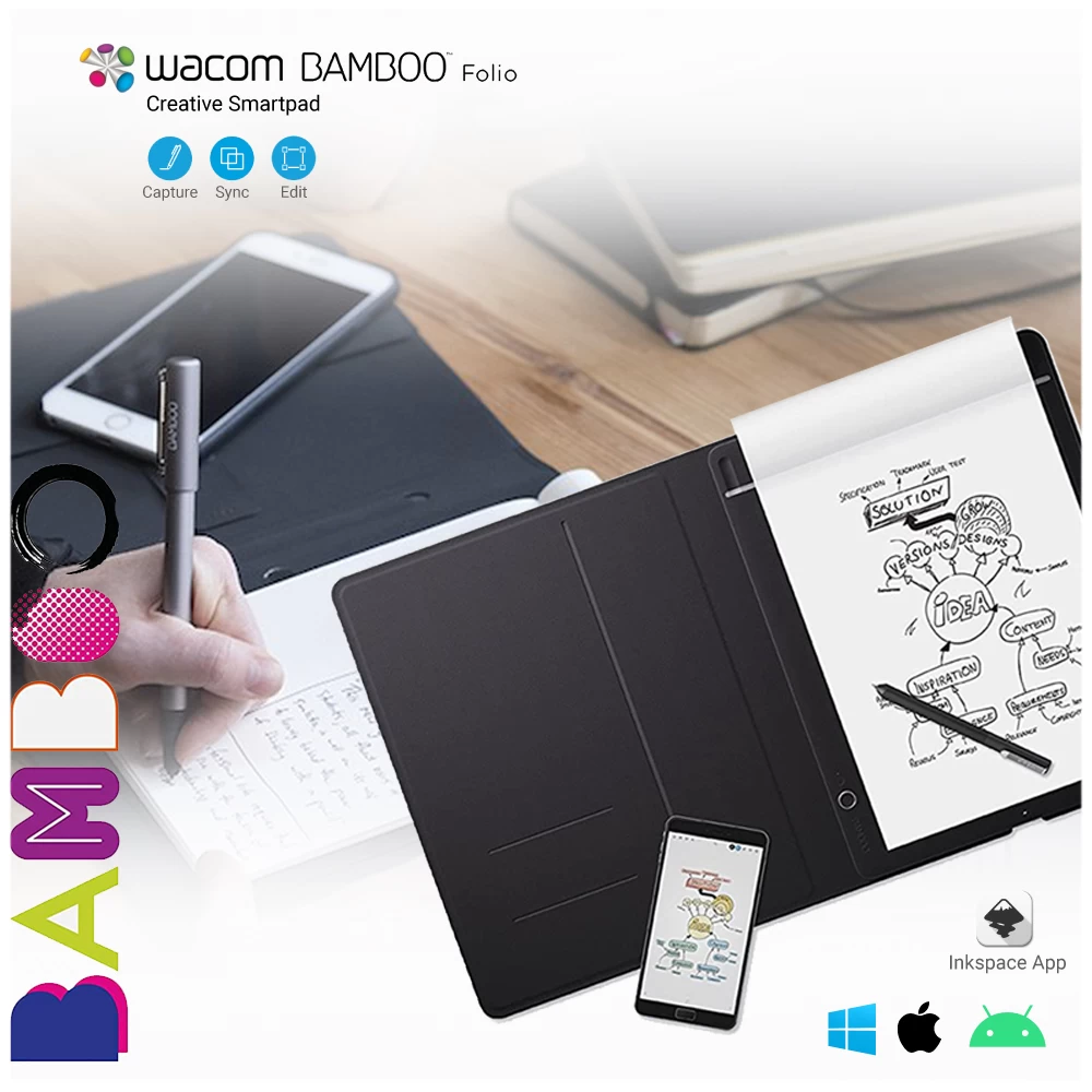 Wacom Bamboo Folio Small Smartpad #CDS-610G-G0