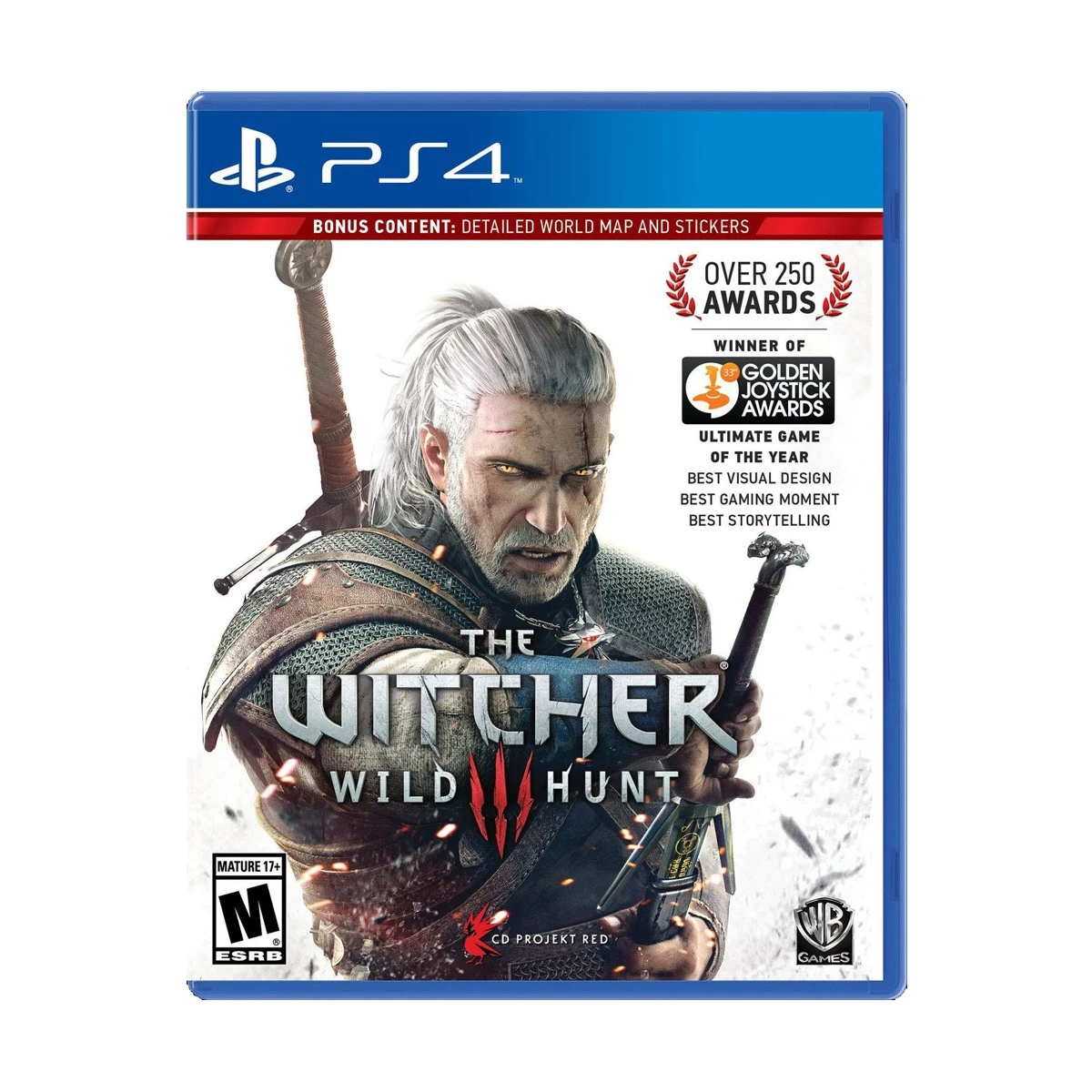 Witcher 3 The Wild Hunt Action Role-Playing Video Game For PS4