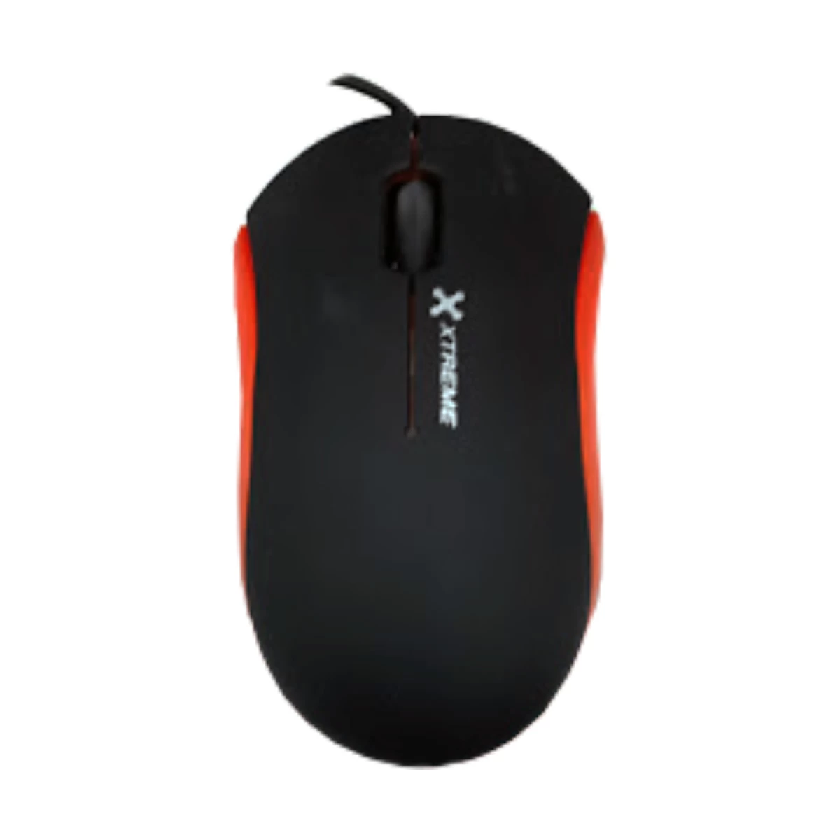 Xtreme M302 Black USB Orange Wired Optical Mouse