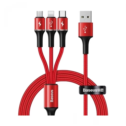 Baseus Halo Data 3-in-1 Cable USB Cable