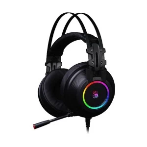 A4Tech G528 Bloody Black Virtual 7.1 HiFi RGB Flow Light USB Gaming Headphone