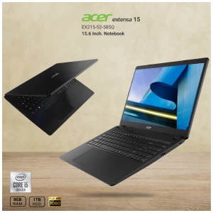 Acer Extensa 15 EX215-52-58SQ Intel Core i5 1035G1 15.6 Inch FHD Display Black Laptop
