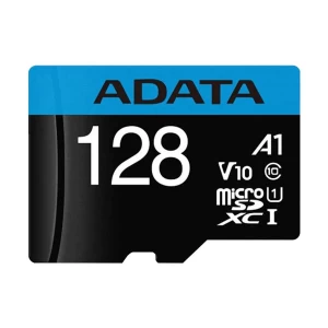 Adata Premier 128GB MicroSDXC/SDHC UHS-I Class 10 V10 Memory Card with Adapter #AUSDX128GUICL10A1-RA1