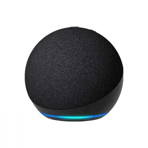 Amazon Echo Dot 5th Gen Smart Speaker with CLOCK & Alexa (Charcoal)