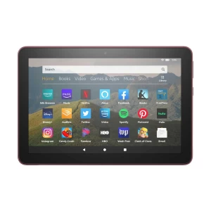 Amazon Kindle Fire HD 8 (10th Gen) (Quad Core 2.0 GHz, 2GB RAM, 32GB Storage, 8 Inch HD Display) Plum Tablet with Alexa