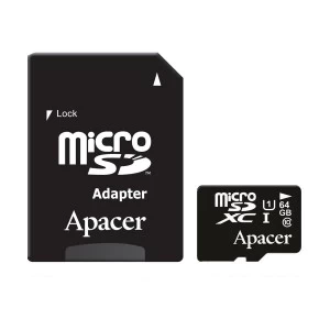 Apacer MicroSDXC UHS-1 64GB Class10 W/ADAPTER