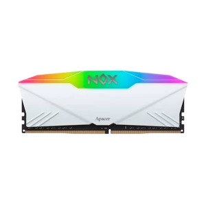 Apacer NOX 8GB DDR4 3200MHz RGB White Desktop Ram #AH4U08G32C28YNWAA-1
