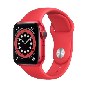 Apple Watch Series 6 32GB Red Aluminum Case with Red Sport Band #M00A3LL/A