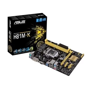 Asus H81M-K DDR3 4Th Gen. Intel LGA1150 Socket Mainboard
