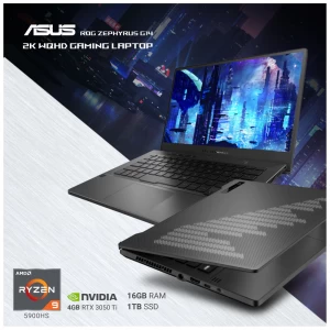 Asus ROG Zephyrus G14 AW SE GA401QEC AMD Ryzen 9 5900HS 14 Inch 2K WQHD Display Grey Gaming Laptop #GA401QEC-K2064T