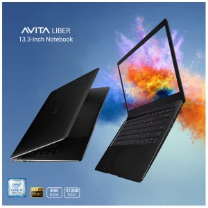 Avita LIBER Intel Core i5 8250U 13.3 Inch FHD IPS Display Matt Black Laptop #7755-AVT-NS13A2BD014P
