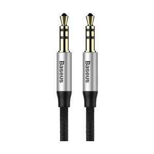 Baseus 3.5mm Male to Male Silver-Black 1.5 Meter Audio Cable # CAM30-CS1