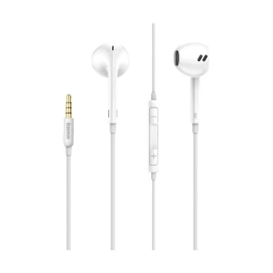 Baseus Encok H16 In-ear Wired White Earphone #NGH16-02