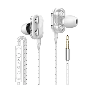 Baseus H08 In-ear Wired White-Gray Immersive Virtual 3D Gaming Earphone #NGH08-2G
