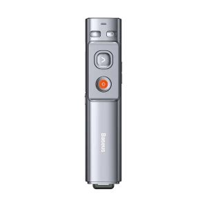 Baseus Orange Dot Red laser Wireless Grey Presenter #WKCD000013
